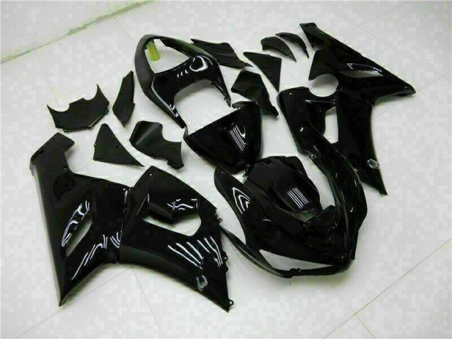 Kawasaki ZX6R 05-06 Verkleidung - Glänzend Schwarz