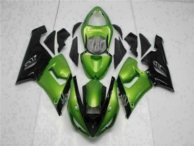 Kawasaki ZX6R 05-06 Verkleidung - Grün