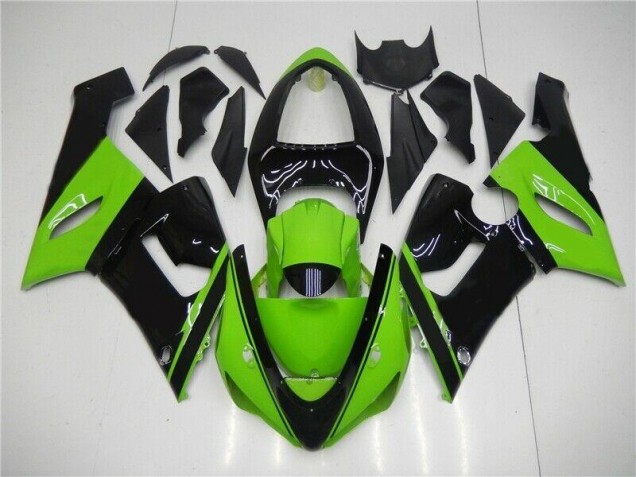 Kawasaki ZX6R 05-06 Verkleidung - Grün Schwarz Kawasaki ZX6R 05-06 Verkleidung - Grün Schwarz