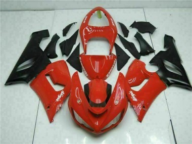 Kawasaki ZX6R 05-06 Verkleidung - Rot