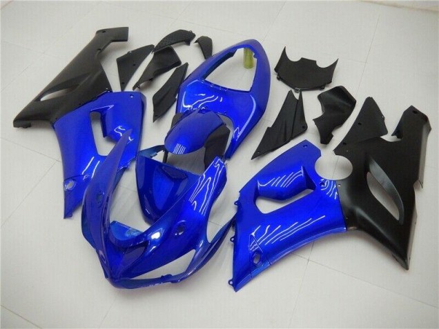 Kawasaki ZX6R 05-06 Verkleidungen - Blau
