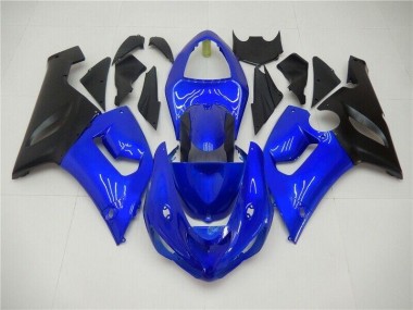 Kawasaki ZX6R 05-06 Verkleidungen - Blau