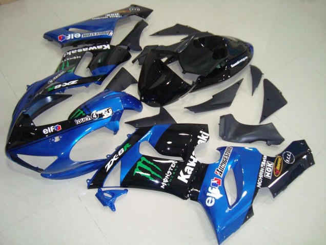 Kawasaki ZX6R 05-06 Verkleidungen - Blau Monster Kawasaki ZX6R 05-06 Verkleidungen - Blau Monster