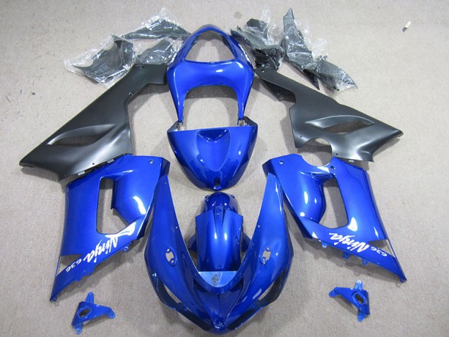 Kawasaki ZX6R 05-06 Verkleidungen - Blau Weiß Ninja 636 Kawasaki ZX6R 05-06 Verkleidungen - Blau Weiß Ninja 636