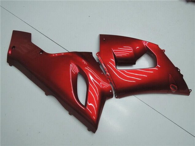 Kawasaki ZX6R 05-06 Verkleidungen - Candy Rot
