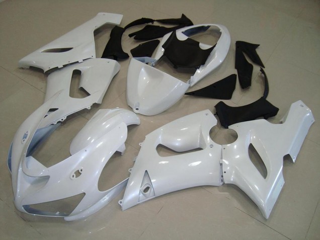 Kawasaki ZX6R 05-06 Verkleidungen - Dunkel Perl Weiß Kawasaki ZX6R 05-06 Verkleidungen - Dunkel Perl Weiß