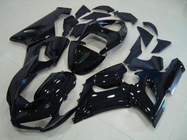 Kawasaki ZX6R 05-06 Verkleidungen - Glänzend Schwarz