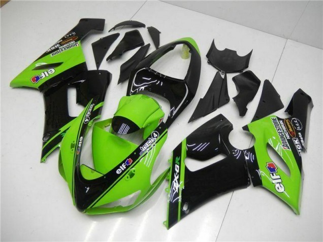 Kawasaki ZX6R 05-06 Verkleidungen - Grün Kawasaki ZX6R 05-06 Verkleidungen - Grün