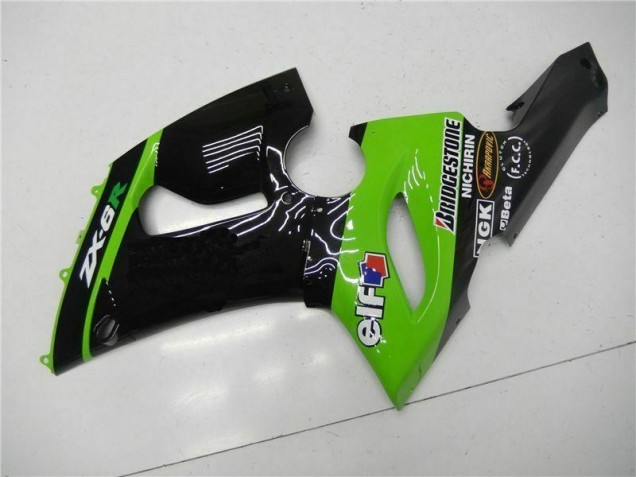 Kawasaki ZX6R 05-06 Verkleidungen - Grün Kawasaki ZX6R 05-06 Verkleidungen - Grün