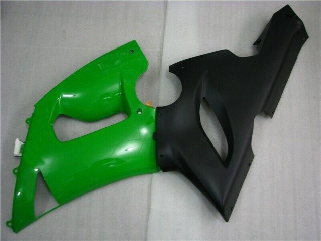 Kawasaki ZX6R 05-06 Verkleidungen - Grün Matt schwarz Kawasaki ZX6R 05-06 Verkleidungen - Grün Matt schwarz