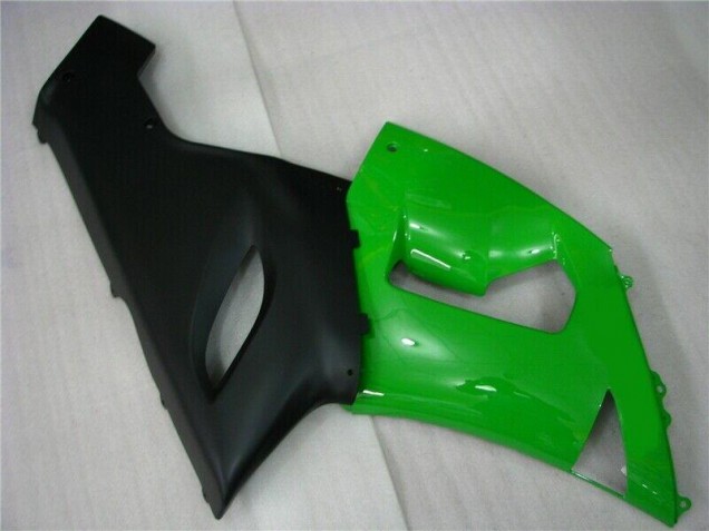Kawasaki ZX6R 05-06 Verkleidungen - Grün Matt schwarz Kawasaki ZX6R 05-06 Verkleidungen - Grün Matt schwarz