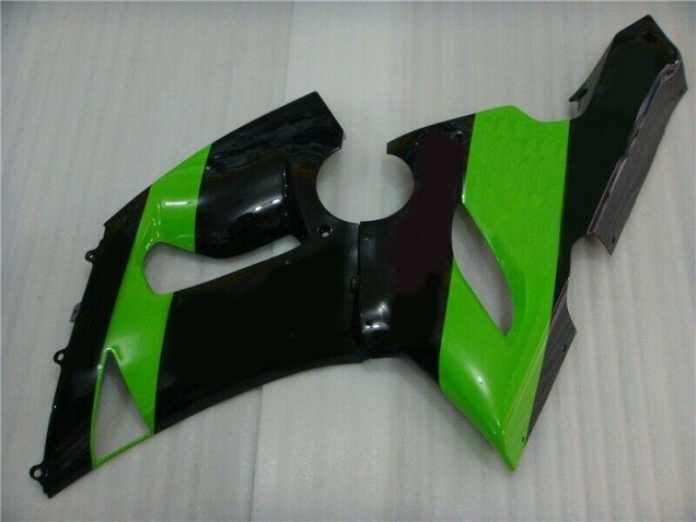 Kawasaki ZX6R 05-06 Verkleidungen - Grün Schwarz