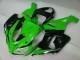 Kawasaki ZX6R 05-06 Verkleidungen - Grün Weiß Schwarz