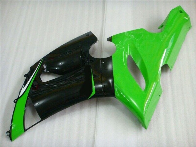 Kawasaki ZX6R 05-06 Verkleidungen - Grün Weiß Schwarz