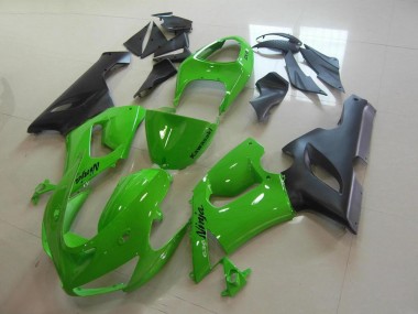 Kawasaki ZX6R 05-06 Verkleidungen Komplett Sets - Grün