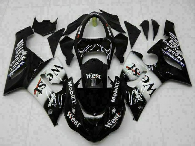 Kawasaki ZX6R 05-06 Verkleidungen Komplett Sets - Schwarz Kawasaki ZX6R 05-06 Verkleidungen Komplett Sets - Schwarz