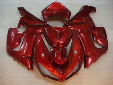 Kawasaki ZX6R 05-06 Verkleidungen - Rot