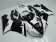 Kawasaki ZX6R 05-06 Verkleidungen - Schwarz Weiß Kawasaki ZX6R 05-06 Verkleidungen - Schwarz Weiß