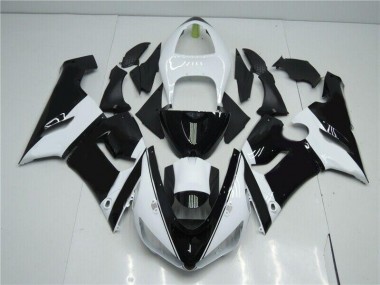 Kawasaki ZX6R 05-06 Verkleidungen - Schwarz Weiß