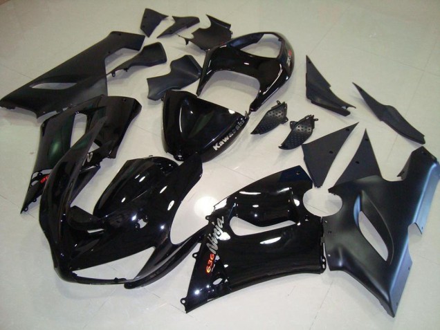 Kawasaki ZX6R 05-06 Vollverkleidung - Schwarz Kawasaki ZX6R 05-06 Vollverkleidung - Schwarz