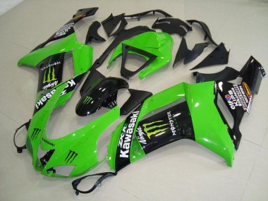 Kawasaki ZX6R 07-08 Verkleidungen - Monster Grün