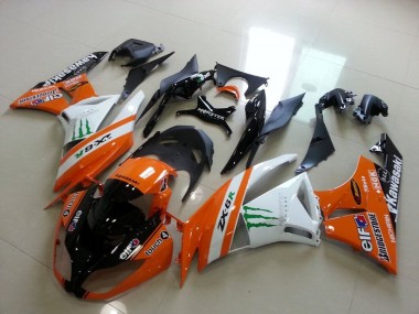 Kawasaki ZX6R 09-12 Verkleidungen - Orange Monster