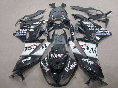 Kawasaki ZX6R 09-12 Verkleidungen - Schwarz West