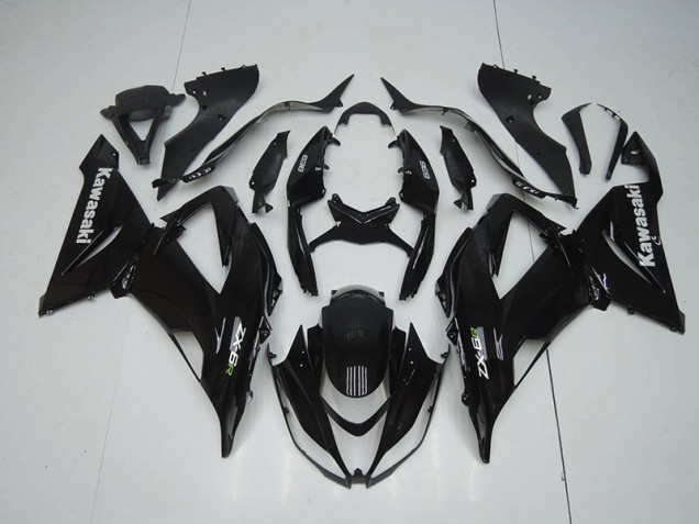 Kawasaki ZX6R 13-18 Verkleidung - Glänzend Schwarz Kawasaki ZX6R 13-18 Verkleidung - Glänzend Schwarz