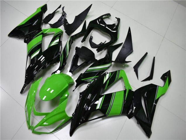 Kawasaki ZX6R 13-18 Verkleidung - Grün Schwarz Kawasaki ZX6R 13-18 Verkleidung - Grün Schwarz