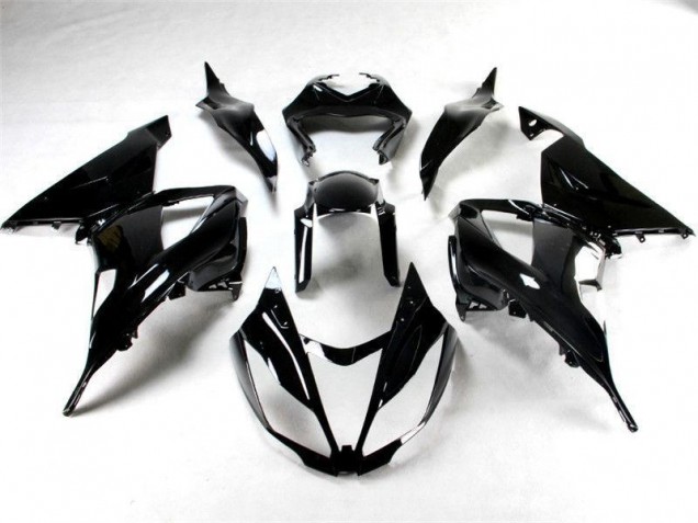 Kawasaki ZX6R 13-18 Verkleidungen - Glänzend Schwarz Kawasaki ZX6R 13-18 Verkleidungen - Glänzend Schwarz