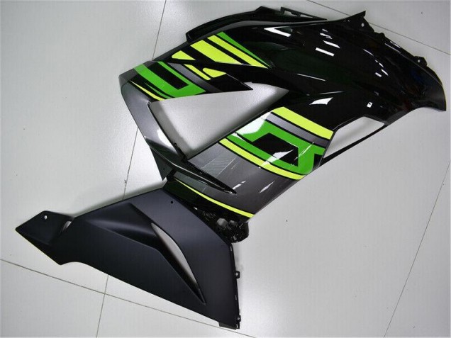 Kawasaki ZX6R 13-18 Vollverkleidung - Grün Schwarz Kawasaki ZX6R 13-18 Vollverkleidung - Grün Schwarz