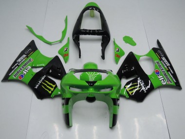 Kawasaki ZX6R 98-99 Verkleidungen - Grünes Monster