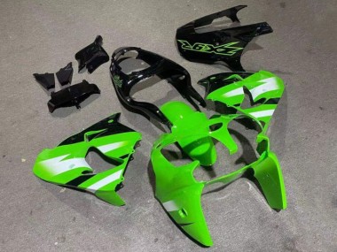 Kawasaki ZX9R 00-01 Verkleidungen - Grün Glänzend Schwarz