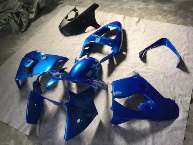 Kawasaki ZX9R 02-03 Verkleidungen - Blau Matt Schwarz Kawasaki ZX9R 02-03 Verkleidungen - Blau Matt Schwarz