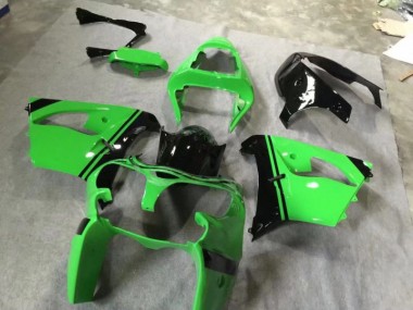 Kawasaki ZX9R 02-03 Verkleidungen - Grün Glänzend Schwarz