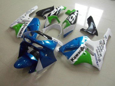 Kawasaki ZX9R 94-97 Verkleidungen - Hell blau Weiß