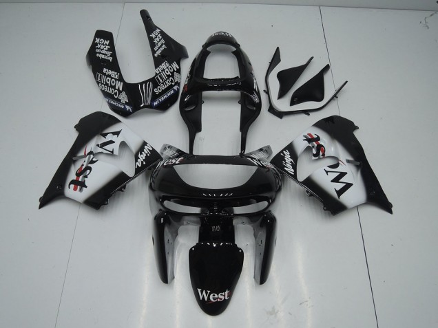 Kawasaki ZX9R 98-99 Verkleidungen - Schwarz West Kawasaki ZX9R 98-99 Verkleidungen - Schwarz West