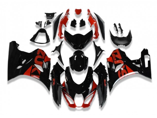Suzuki GSXR 1000 17-23 Verkleidung - Schwarz Rot Suzuki GSXR 1000 17-23 Verkleidung - Schwarz Rot