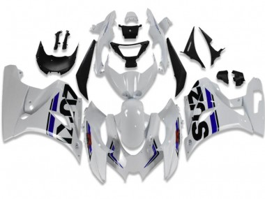 Suzuki GSXR 1000 17-23 Verkleidungen - Weiß Blau