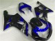 Suzuki GSXR 1000 K1 00-02 Verkleidungen - Blau Schwarz