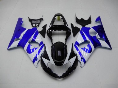 Suzuki GSXR 1000 K1 00-02 Verkleidungen - Blau Weiß