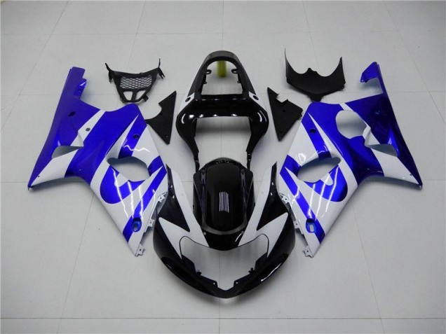 Suzuki GSXR 1000 K1 00-02 Verkleidungen - Blau Weiß
