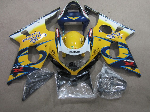 Suzuki GSXR 1000 K1 00-02 Verkleidungen - Gelb Blau Corona Extra Suzuki GSXR 1000 K1 00-02 Verkleidungen - Gelb Blau Corona Extra