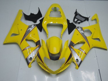 Suzuki GSXR 1000 K1 00-02 Verkleidungen - Gelb Und Grau