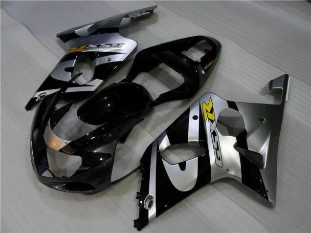 Suzuki GSXR 1000 K1 00-02 Verkleidungen - Silber Schwarz