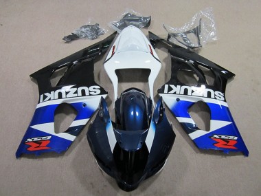 Suzuki GSXR 1000 K3 03-04 Verkleidung - Blau Weißer Aufkleber