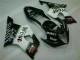Suzuki GSXR 1000 K3 03-04 Verkleidung - Weiß Schwarz
