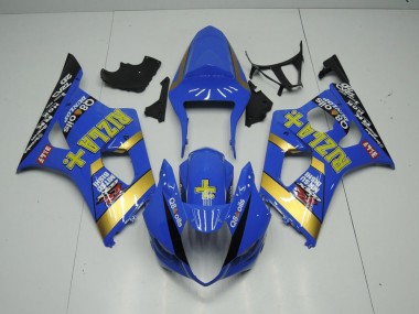 Suzuki GSXR 1000 K3 03-04 Verkleidungen - Blau Rizla
