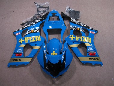 Suzuki GSXR 1000 K3 03-04 Verkleidungen - Blau Rizla Q8 Oils