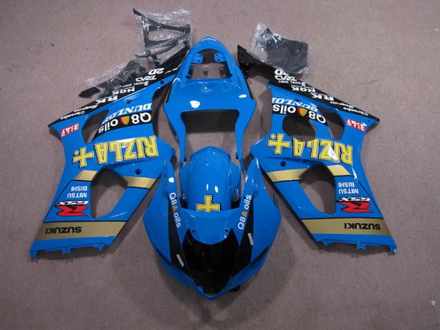 Suzuki GSXR 1000 K3 03-04 Verkleidungen - Blau Rizla Q8 Oils